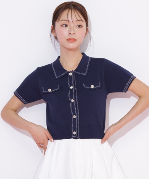 ステッチポロニット（ニット/セーター）｜JILL by JILL STUART