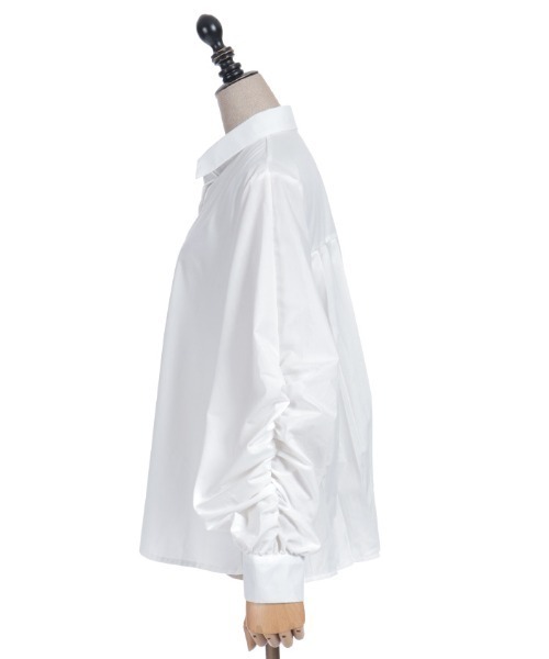 axes femme（アクシーズファム）の「袖ボリュームシャツ（シャツ/ブラウス・レディース・ブルー/ホワイト・FREE）」の12枚目の写真