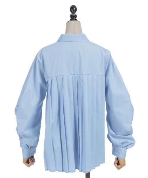 axes femme（アクシーズファム）の「袖ボリュームシャツ（シャツ/ブラウス・レディース・ブルー/ホワイト・FREE）」の21枚目の写真