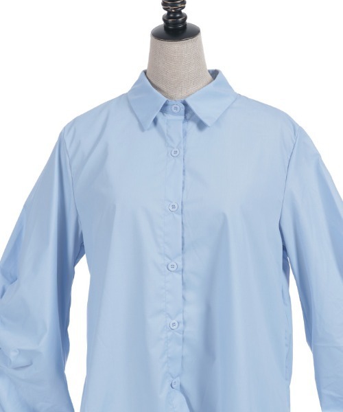 axes femme（アクシーズファム）の「袖ボリュームシャツ（シャツ/ブラウス・レディース・ブルー/ホワイト・FREE）」の22枚目の写真