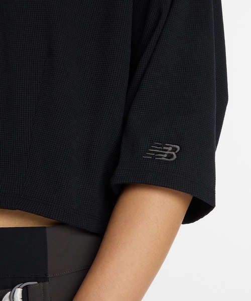 NEW BALANCE(ニューバランス)の「NB GREY 3D半袖トップ(Tシャツ/カットソー・レディース・ベージュ/オフホワイト/ブラック・LARGE/SMALL/MEDIUM/X-LARGE)」の12枚目の写真