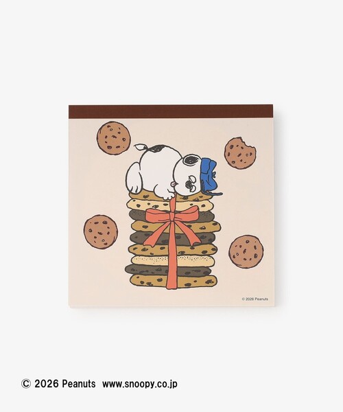 Afternoon Tea(アフタヌーンティー)の「スクエアメモパッド/PEANUTS(手帳/メモ帳・レディース・マルチ・ONE SIZE)」の1枚目の写真
