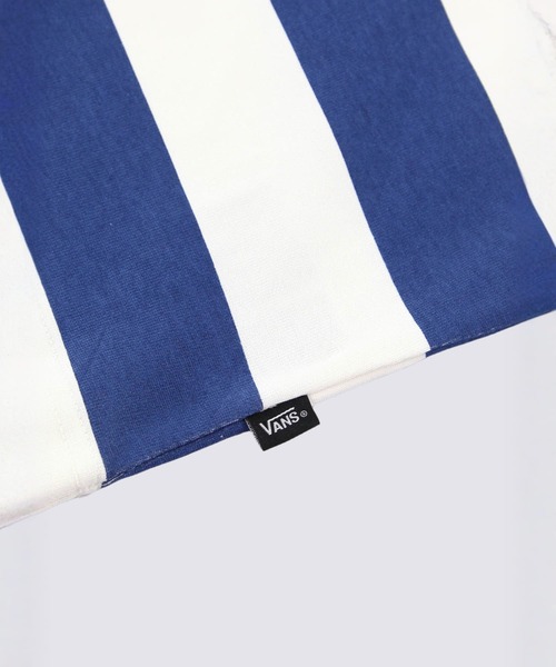 VANS(バンズ)の「クォータージップ ストライプポロ / TP STRIPES SS POLO Marsh Wide VN000NJMEGB1(ポロシャツ・メンズ・ブルー・X-LARGE/LARGE)」の6枚目の写真