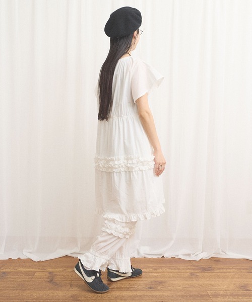 fig Ｌondon（フィグロンドン）の「deco drawers（その他パンツ・レディース・ホワイト/チェック・FREE）」の13枚目の写真