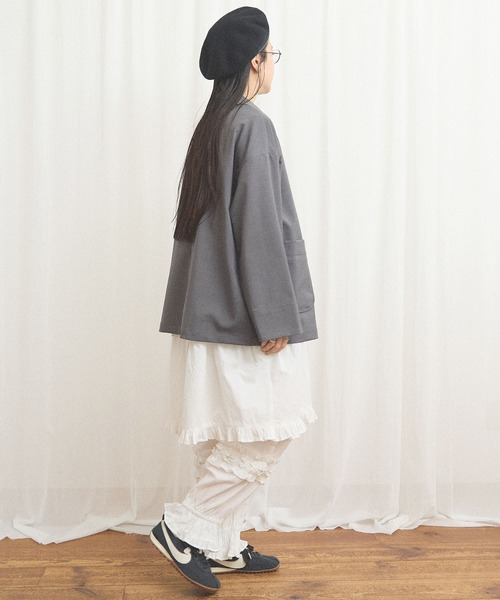 fig Ｌondon（フィグロンドン）の「deco drawers（その他パンツ・レディース・ホワイト/チェック・FREE）」の11枚目の写真