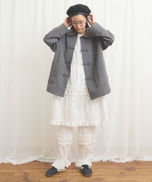 fig Ｌondon（フィグロンドン）の「deco drawers（その他パンツ・レディース・ホワイト/チェック・FREE）」の10枚目の写真