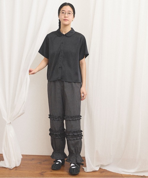 fig Ｌondon（フィグロンドン）の「deco drawers（その他パンツ・レディース・ホワイト/チェック・FREE）」の19枚目の写真