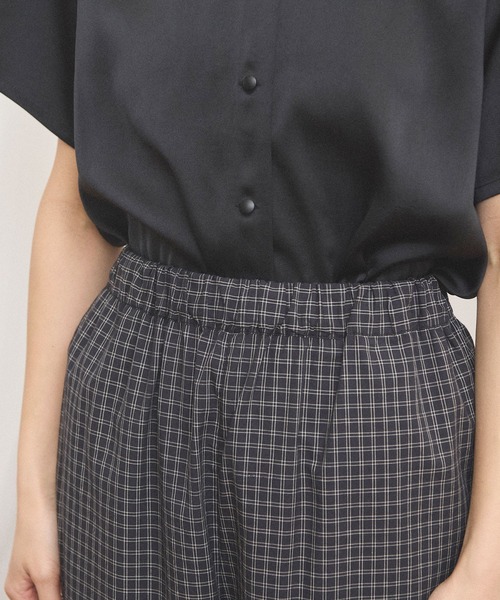 fig Ｌondon（フィグロンドン）の「deco drawers（その他パンツ・レディース・ホワイト/チェック・FREE）」の6枚目の写真