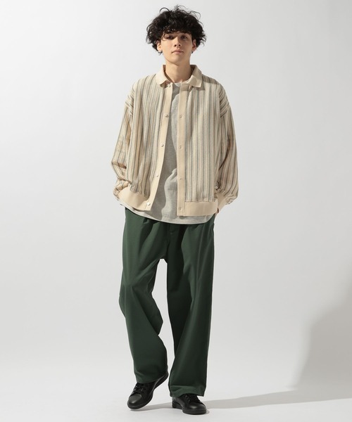 niko and...（ニコアンド）の「透かし柄ポロカーディガン（カーディガン/ボレロ・メンズ・ブルー/アイボリー/ブラック・MEDIUM/LARGE）」の12枚目の写真