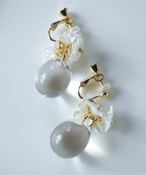 CERCA(チェルカ)の「saran jewelry/フラワードロップ イヤリング/アレルギー対応(イヤリング・レディース・A・FREE)」の10枚目の写真