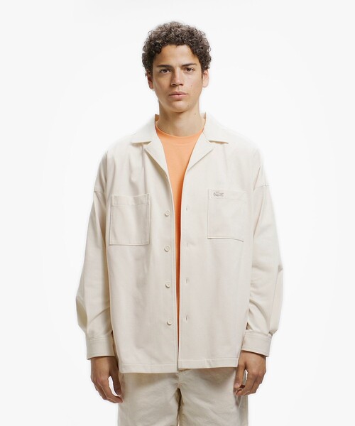 LACOSTE（ラコステ）の「鹿の子地オープンカラーシャツジャケット