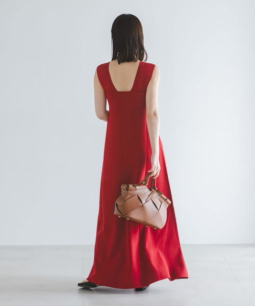 Noble(ノーブル)の「《追加》ミラノリブフィットフレアニットワンピース(ワンピース・レディース・ブラウン/レッド・FREE)」の16枚目の写真