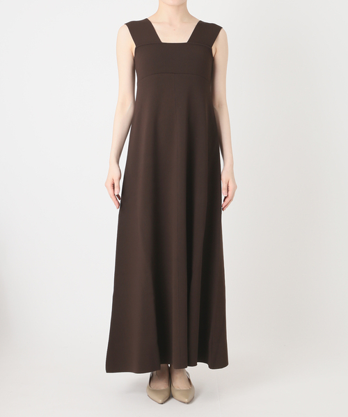 Noble(ノーブル)の「《追加》ミラノリブフィットフレアニットワンピース(ワンピース・レディース・ブラウン/レッド・FREE)」の12枚目の写真