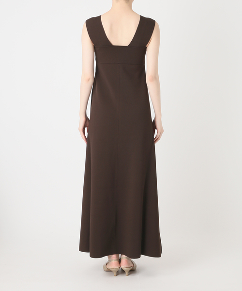 Noble(ノーブル)の「《追加》ミラノリブフィットフレアニットワンピース(ワンピース・レディース・ブラウン/レッド・FREE)」の10枚目の写真