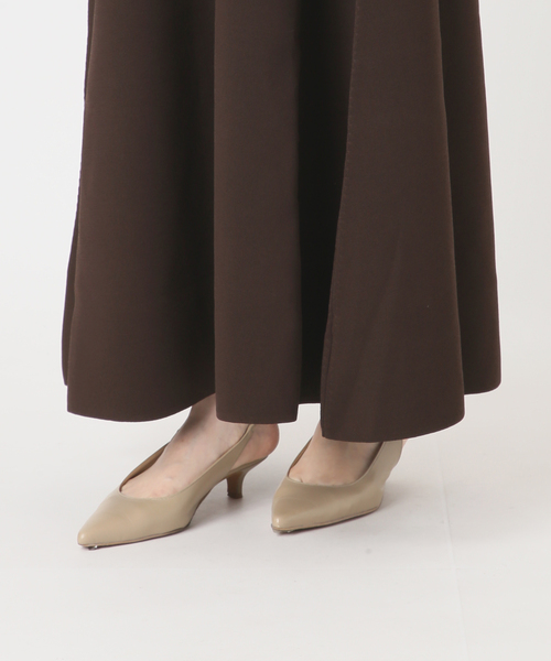 Noble(ノーブル)の「《追加》ミラノリブフィットフレアニットワンピース(ワンピース・レディース・ブラウン/レッド・FREE)」の7枚目の写真