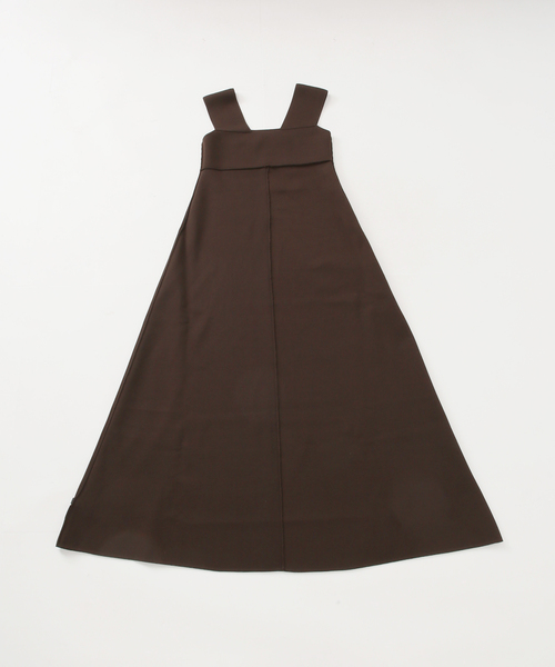 Noble(ノーブル)の「《追加》ミラノリブフィットフレアニットワンピース(ワンピース・レディース・ブラウン/レッド・FREE)」の6枚目の写真