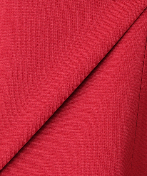 Noble(ノーブル)の「《追加》ミラノリブフィットフレアニットワンピース(ワンピース・レディース・ブラウン/レッド・FREE)」の3枚目の写真