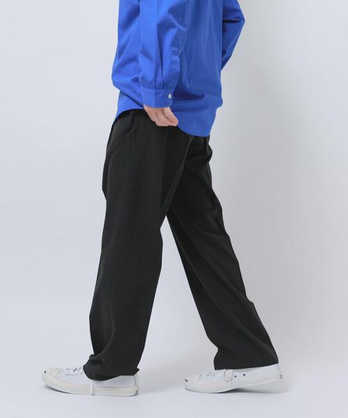 ITEMS URBANRESEARCH（アイテムズ アーバンリサーチ）の「ヨウリュウ1-tuckテーパードパンツ（その他パンツ・メンズ・ネイビー/ダークグレー/オリーブ/ブラック・LARGE/MEDIUM）」の7枚目の写真