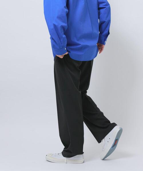 ITEMS URBANRESEARCH（アイテムズ アーバンリサーチ）の「ヨウリュウ1-tuckテーパードパンツ（その他パンツ・メンズ・ネイビー/ダークグレー/オリーブ/ブラック・LARGE/MEDIUM）」の9枚目の写真