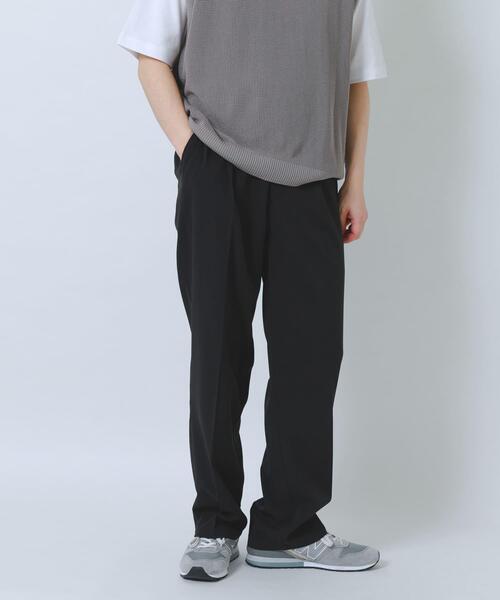 ITEMS URBANRESEARCH(アイテムズ アーバンリサーチ)の「ヨウリュウ1-tuckテーパードパンツ(その他パンツ・メンズ・ネイビー/ダークグレー/オリーブ/ブラック・LARGE/MEDIUM)」の14枚目の写真