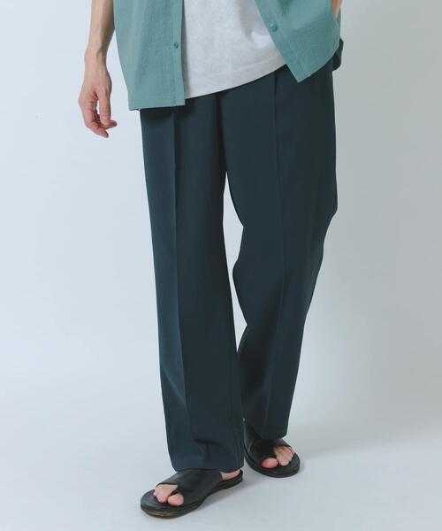 ITEMS URBANRESEARCH(アイテムズ アーバンリサーチ)の「ヨウリュウ1-tuckテーパードパンツ(その他パンツ・メンズ・ネイビー/ダークグレー/オリーブ/ブラック・LARGE/MEDIUM)」の20枚目の写真
