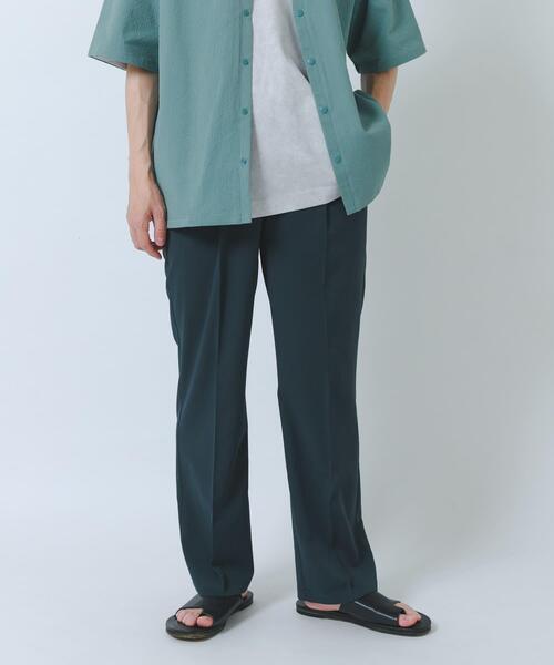 ITEMS URBANRESEARCH(アイテムズ アーバンリサーチ)の「ヨウリュウ1-tuckテーパードパンツ(その他パンツ・メンズ・ネイビー/ダークグレー/オリーブ/ブラック・LARGE/MEDIUM)」の21枚目の写真