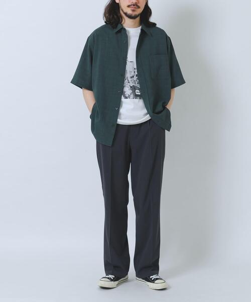 ITEMS URBANRESEARCH（アイテムズ アーバンリサーチ）の「ヨウリュウ1-tuckテーパードパンツ（その他パンツ・メンズ・ネイビー/ダークグレー/オリーブ/ブラック・LARGE/MEDIUM）」の16枚目の写真