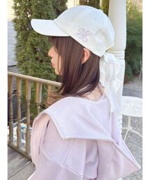 dazzlin（ダズリン）の「【UV】バックリボンロゴシシュウキャップ（キャップ）」