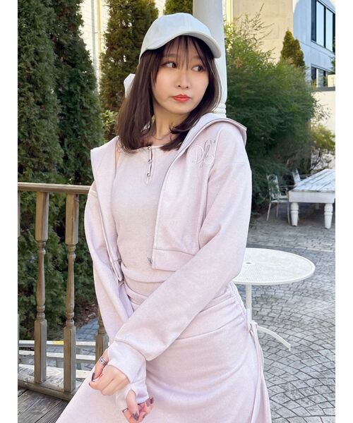 dazzlin（ダズリン）の「【UV】バックリボンロゴシシュウキャップ（キャップ・レディース・オフホワイト/アイボリー/ネイビー・FREE）」の18枚目の写真