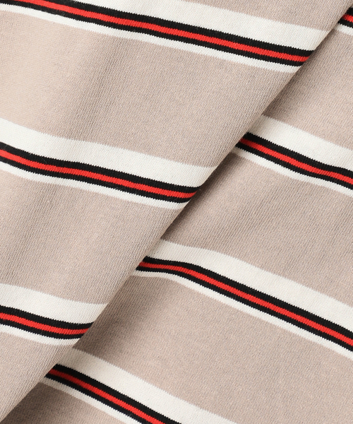 JOURNAL STANDARD(ジャーナルスタンダード)の「《追加》汗ジミ防止ボーダービッグT(Tシャツ/カットソー・レディース・ブラック/チョコ/レッド/ベージュ・FREE)」の7枚目の写真