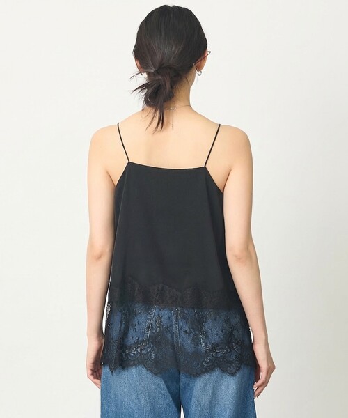 abahouse mavie（アバハウスマヴィ）の「【レイヤード映え】サテン裾レースキャミソール（キャミソール・レディース・ブラック/ホワイト・フリー）」の19枚目の写真