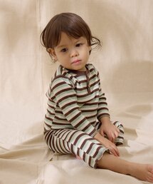 CIAOPANIC TYPY | 【BABY】【Qinn】ボーダーワッフルレギンスパンツ(その他ベビーウェア)
