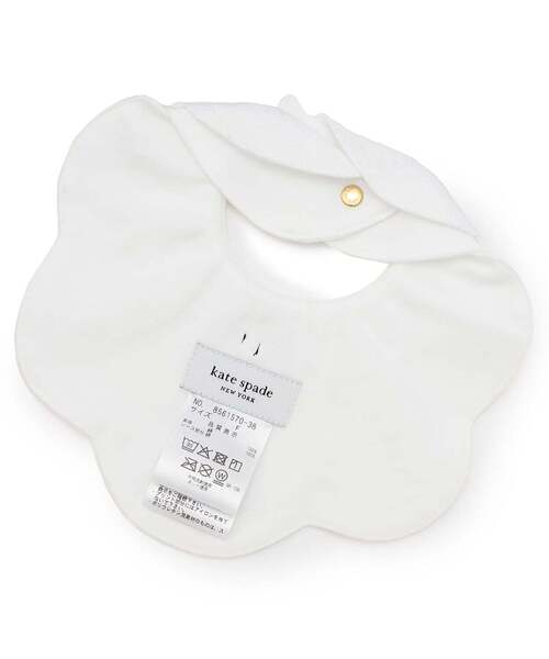 kate spade new york kids（ケイトスペードニューヨーク）の「スカラップスタイ（スタイ/よだれかけ・キッズ・オフホワイト・F）」の2枚目の写真