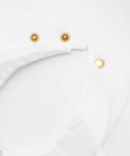 kate spade new york kids（ケイトスペードニューヨーク）の「スカラップスタイ（スタイ/よだれかけ・キッズ・オフホワイト・F）」の3枚目の写真