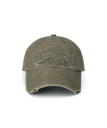 LEATHERY（レザリー）の「ウォッシュドスタリングボールキャップ [カーキ]（キャップ）」