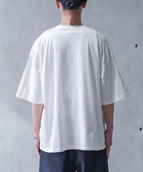 MDR(エムディアール)の「『マルチグラフィック柄フロントプリントオーバーサイズTシャツ』(Tシャツ/カットソー・メンズ・ホワイト/ブラック・L/M)」の22枚目の写真