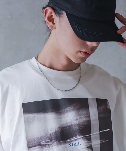 MDR(エムディアール)の「『マルチグラフィック柄フロントプリントオーバーサイズTシャツ』(Tシャツ/カットソー・メンズ・ホワイト/ブラック・L/M)」の21枚目の写真