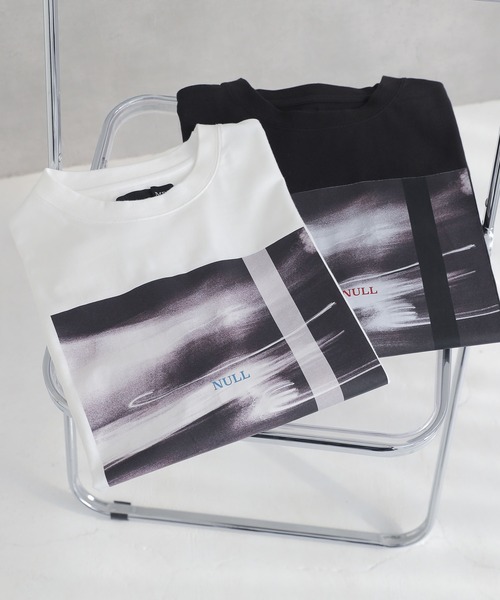 MDR(エムディアール)の「『マルチグラフィック柄フロントプリントオーバーサイズTシャツ』(Tシャツ/カットソー・メンズ・ホワイト/ブラック・L/M)」の19枚目の写真