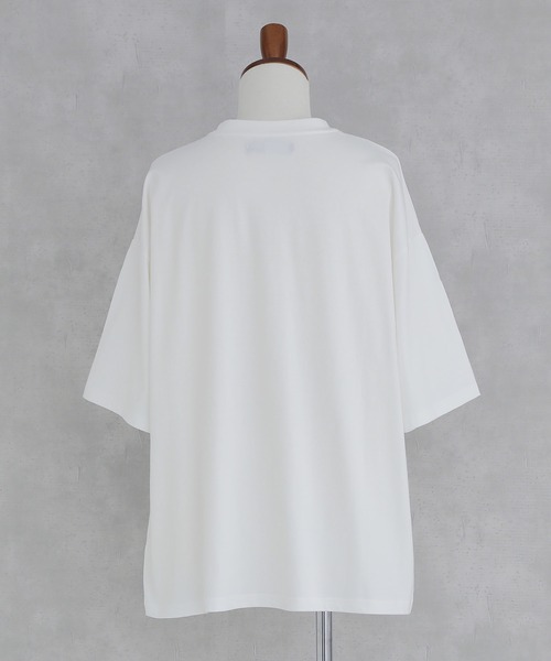 MDR(エムディアール)の「『マルチグラフィック柄フロントプリントオーバーサイズTシャツ』(Tシャツ/カットソー・メンズ・ホワイト/ブラック・L/M)」の15枚目の写真