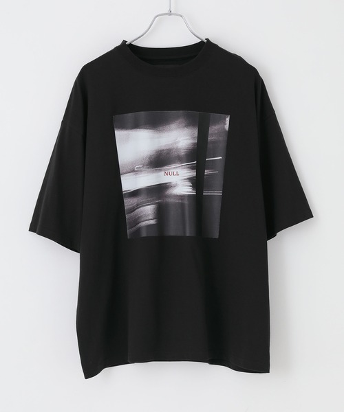 MDR(エムディアール)の「『マルチグラフィック柄フロントプリントオーバーサイズTシャツ』(Tシャツ/カットソー・メンズ・ホワイト/ブラック・L/M)」の7枚目の写真