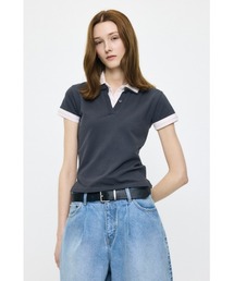 CONTRAST POLO トップス