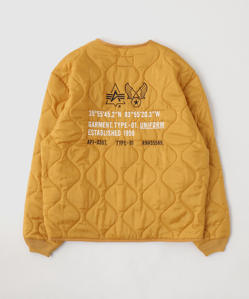 Alpha Industries(アルファインダストリーズ)の「ALPHA INDUSTRIES / アルファ インダストリーズ ALS/92 RELAXED DECO LINE(その他アウター・メンズ・カーキ/イエロー・X-LARGE/LARGE/MEDIUM/SMALL)」の3枚目の写真