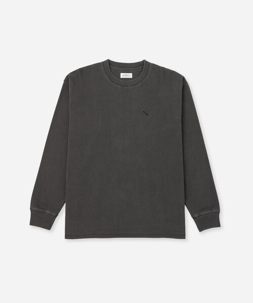 Saturdays NYC（サタデーズ ニューヨークシティ ）の「Arrangement LS T-Shirt（Tシャツ/カットソー・メンズ・グリーン/グレー/ブラック・S/M/L）」の4枚目の写真