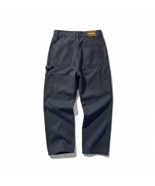 EXTRAORDINARY（エクストラオーディナリー）の「DOUBLE KNEE PANTS DEEP BLUE（その他パンツ・メンズ・その他・SMALL/MEDIUM/LARGE/X-LARGE）」の2枚目の写真