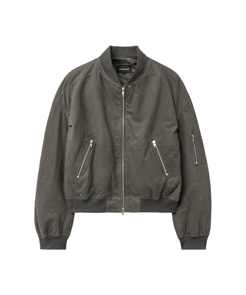 SPERONE(スペロネ)の「ミリタリー MA-1 ユーティリティ ボンバージャケット (チャコール)(ライダースジャケット・メンズ・その他・1/2)」の1枚目の写真