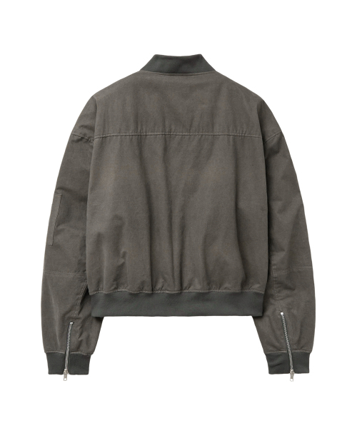 SPERONE(スペロネ)の「ミリタリー MA-1 ユーティリティ ボンバージャケット (チャコール)(ライダースジャケット・メンズ・その他・1/2)」の6枚目の写真