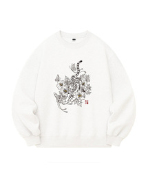 BLOOM TIGER OVER FIT SWEATSHIRT (2color)
