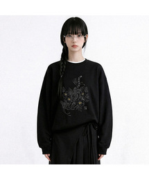 BLOOM TIGER OVER FIT SWEATSHIRT (2color)
