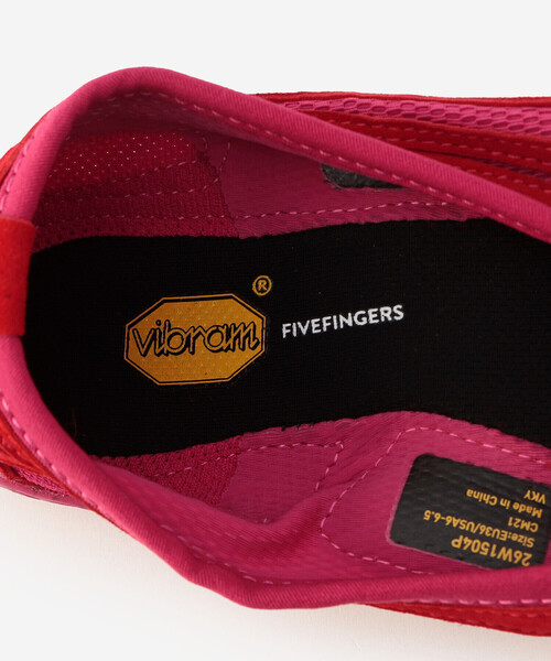 VIBRAM FIVEFINGERS（ビブラムファイブフィンガーズ）の「VIBRAM｜JAYA EVO WOMEN（スニーカー・レディース・レッド系その他・38/37/36/35）」の9枚目の写真