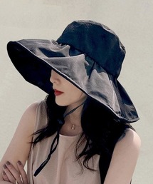 CLOTHY（クロシィ）の「【ムードたっぷりUVケア】ツバ広UVハット（ハット）」